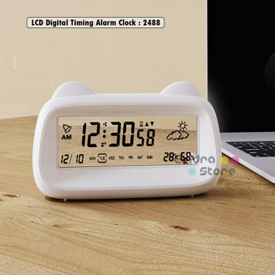 LCD Digital Timing Alarm Clock : 2488